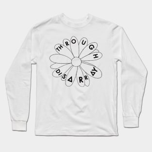 Flower through disarray (black) Long Sleeve T-Shirt